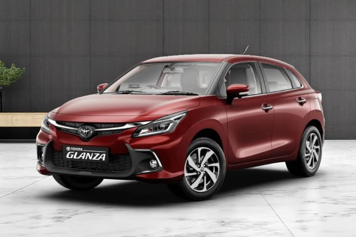 Toyota Glanza Color Sportin Red